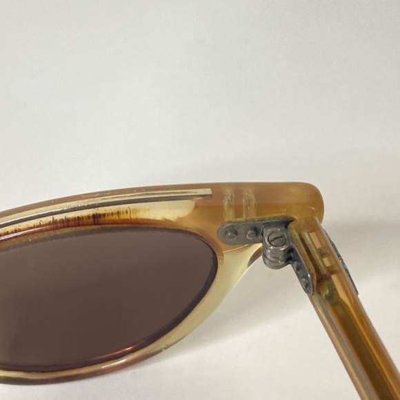VTG Cateye Sunglasses Gold S/C-USA 40-20 Child 50s Atomic Retro MCM Mid Century - Picture 11 of 12